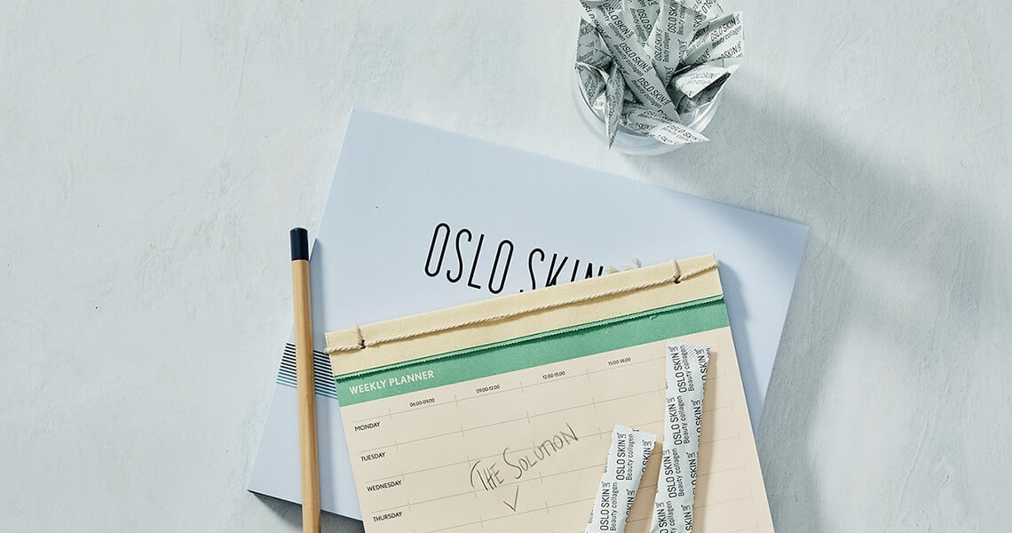 The Solution on top of a weekly planner