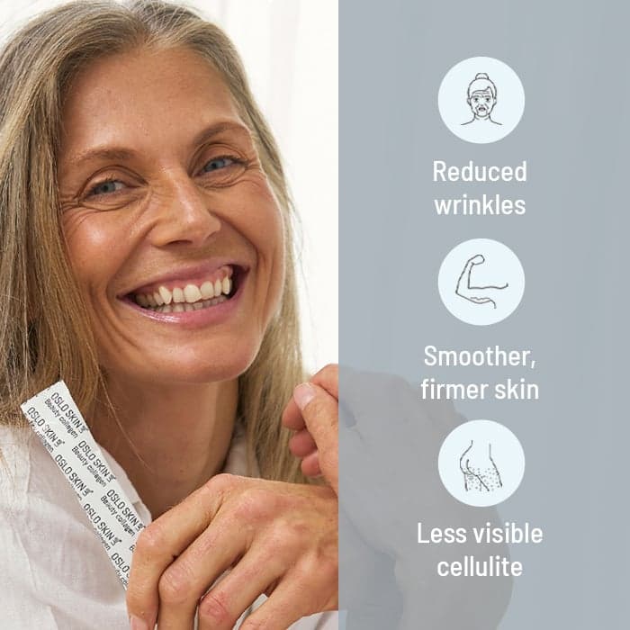 Reduce wrinkles, smoother and firmer skin, less visible cellulite